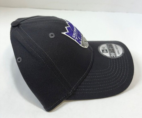 Sacramento Kings NBA NE "Team Classic" Flex-Fit Hat ~ Gray/Purple - Picture 3 of 5