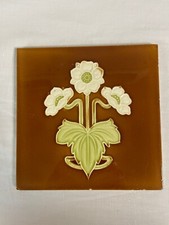 Azulejo Art Nouveau azulejo flor azulejo Tegel cerámica antiguo 15x15 cm #6