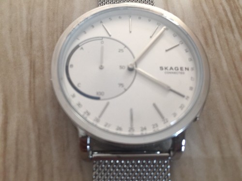 Skagen Connected Hybrid Smartwatch Silver Milanese Loop Strap, One Size! - Picture 5 of 11