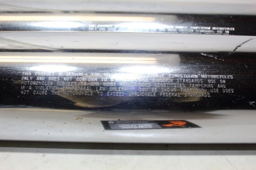 96-08 Harley OEM Touring Screamin' Eagle Slip On Performance Muffler Set Used - Picture 2 of 23