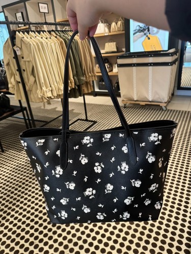 Coach City Tasche aus charakteristischem Canvas mit Blumenmuster CP073 CP052 CJ626 5696 Neu mit Etikett - Bild 8 von 51