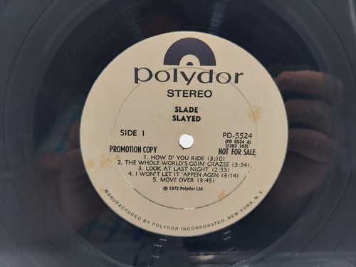 πΈ Slade β Slayed? LP Record (1972) πΆ VG+ cVG WL Promo Ultrasonic Clean! π΅. - Picture 4 of 6
