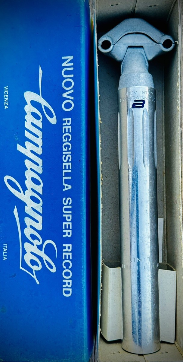 Vintage Campagnolo SUPER Record NIB Pantographed Campy Seat Post