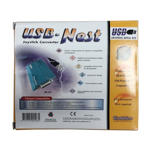 1 New 15 Pin Gameport To USB Adapter Female MIDI Joystick Game Port