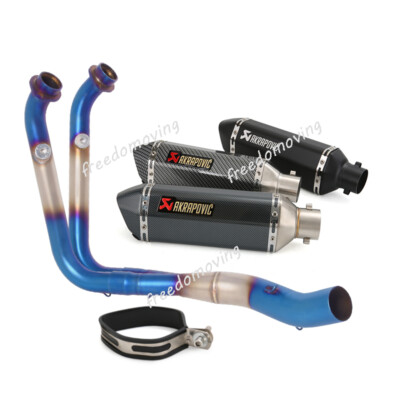 For CFMOTO 450SR-S 2023-2025 Whole Exhaust System Header Link Pipe Muffler Tip