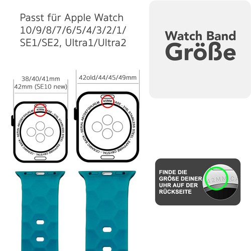 Bransoletka Hexion do Apple Watch Series SE 10 9 8 7 6 5 4 3 2 1, 38/40/41/42mm - Zdjęcie 3 z 78