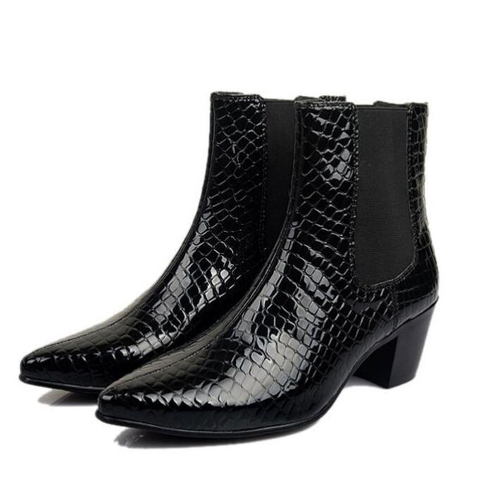 NUOVA linea uomo retrò Western A Punta British Stivaletti Chelsea Abito Equitazione Scarpe