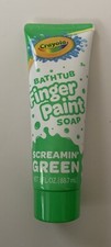 KIDS FUN Crayola Screamin Green Bathtub Fingerpaint Soap 3 oz NEW