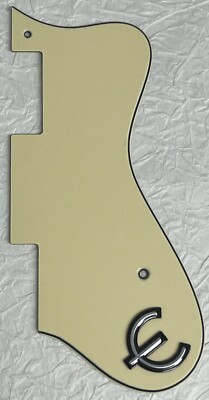 New Great-For Epiphone Dot Style Guitar pickguard Scratch Plate & E Logo Yellow