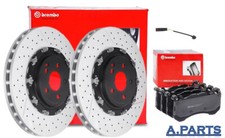 BREMBO BREMSENSATZ KOMPLETT MIT WK GELOCHT 380mm VORNE MERCEDES CLS C219 SL R230 BREMBO BREMSENSATZ KOMPLETT MIT WK GELOCHT 380mm VORNE MERCEDES CLS C219 SL R230