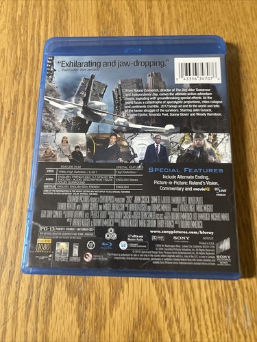 2012 Disaster Movie Blu-ray Action Adventure Movie - Picture 4 of 9
