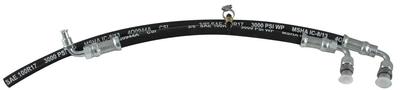 Power Steering Hose Kit, 2 Pc Rubber, GM Pump to 1979-1997 Ford Mustang Rack