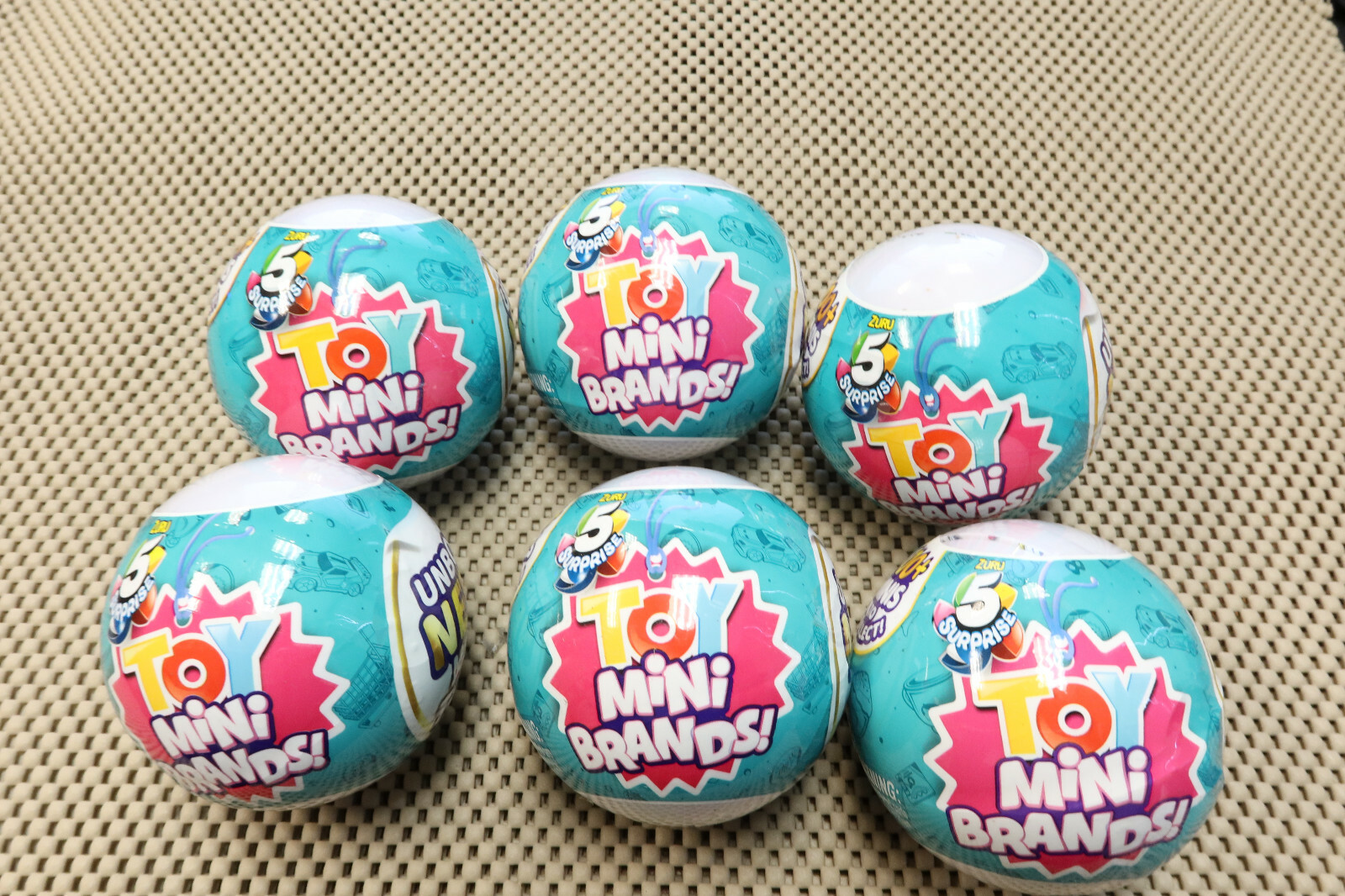 Zuru 5 Surprise Toy Series 1 Mini Brands Ball Capsule Mystery Lot of