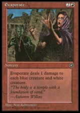Magic the Gathering MTG Evaporate (74) Homelands   LP