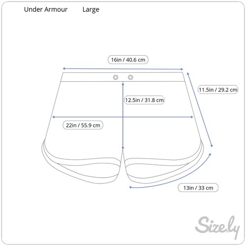 Pantalones cortos para correr para mujer Under Armour rosa oscuro grandes nuevos con etiquetas - Imagen 2 de 3
