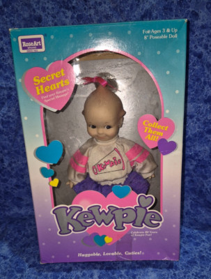 Kewpie Doll Secret Hearts Curly  Rose Art 1993