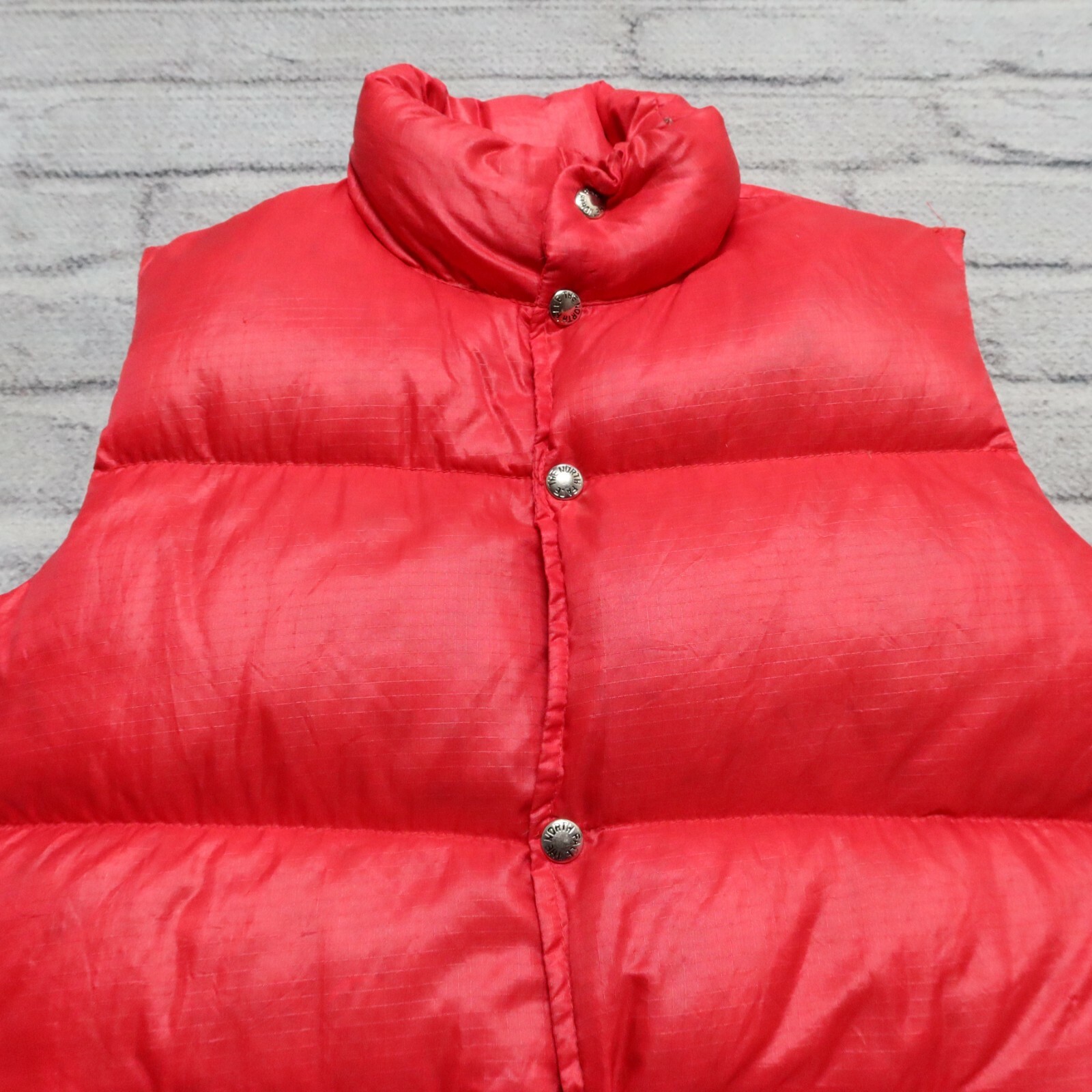 North Face Quilted Down Vest Size S XS 