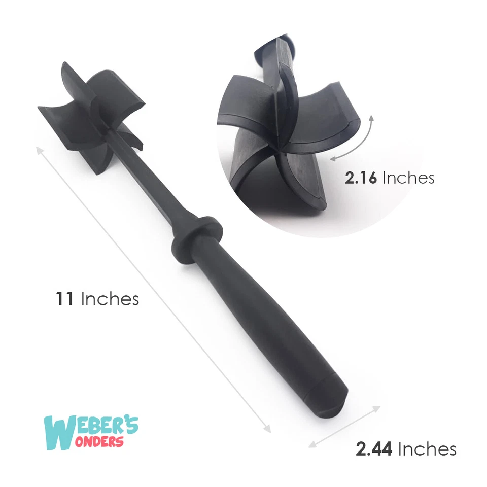 Weber's Wonders MultiFunctional Nylon Meat Chopper Potato Masher Smasher Cooking - Image 2 of 4