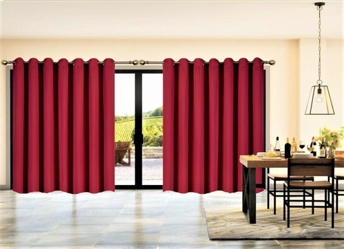 Extra Ancha Cortina Puerta Panel Habitación Divisor 100% Apagón Térmico K100 - Imagen 9 de 53