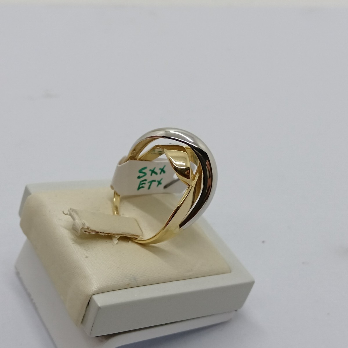 Anello Fascia Sottile Donna Acciaio Inox Oro 18k Con Zirconia 1mm