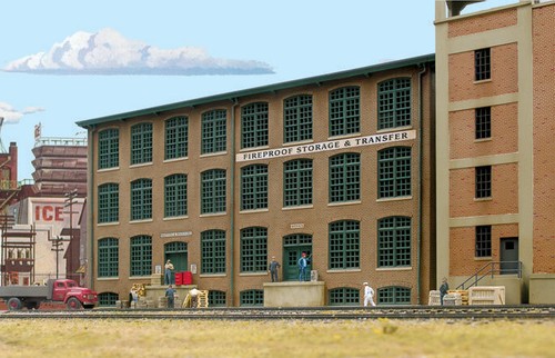 Walthers Cornerstone 9333189 1/87 HO Maßstab FEUERFEST AUFBEWAHRUNG HINTERGRUND BLDG Kit - Bild 1 von 2