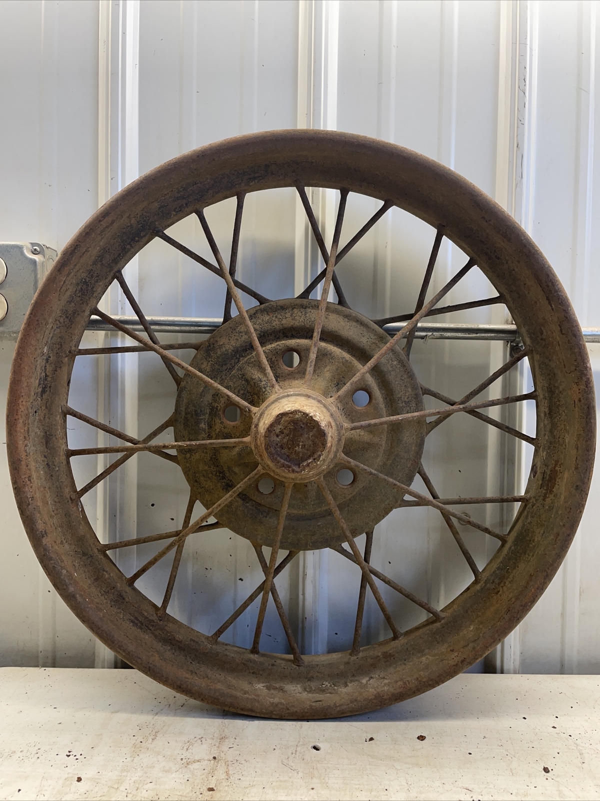 1928 1929 Ford Model A 21" Wire Spoke Wheel Rim Vintage 5 on 5 1/2" eBay