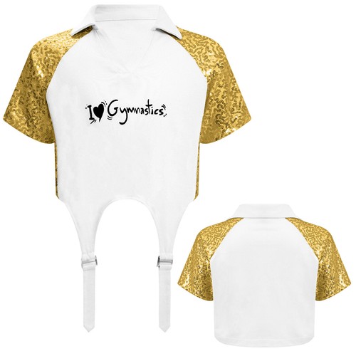 Girls Shiny Sequins Patchwork Crop Top T-shirt Hip Hop Jazz Dance Skateboarding - Picture 51 of 62