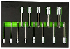 VIM Tools XZNS400A 13 Piece 4" XZN Triple Square Socket Set