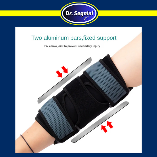 Elbow Brace Strap Tendinitis Golf Tennis Whit Removable Metal Splints Support⭐️✅ - Picture 7 of 12