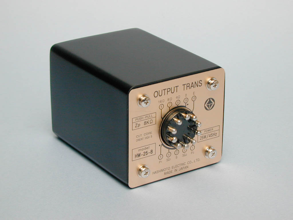 Hashimoto HW-25-8 (Sansui) Output Trans. 25W Push-Pull 8KΩ for 6V6