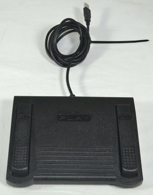 New DB9 IN-DB9 Serial Computer Transcription Foot Pedal Foot Control