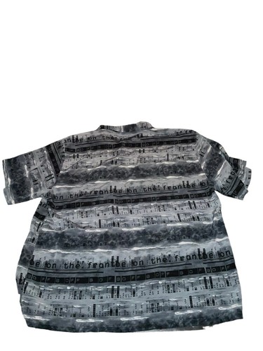 Men’s BOFF Button Down Typo Shirt XXL Vintage Rare - Picture 2 of 9