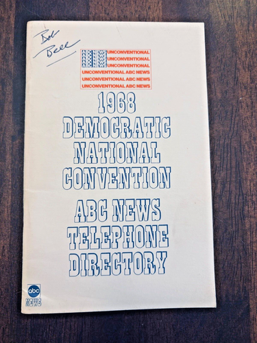 Convención Nacional Demócrata 1968 y directorio telefónico electoral, manual - Imagen 10 de 14