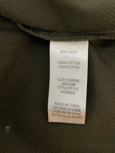 NWT Max Studio Women Collared Long Sleeve Button Cotton Piqué Jacket SZ L Green - Picture 14 of 16