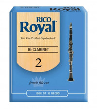 Rico Royal Bb Clarinet Reeds (Previous Packaging) - 10 Per Box