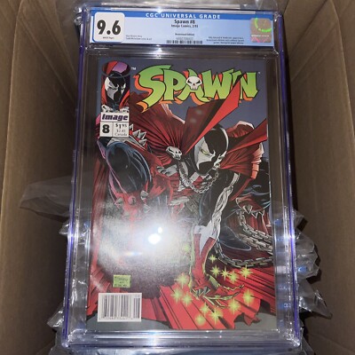 Spawn #8 Newsstand Edition Image Comics 1993 CGC 9.6 Vindicator Appearance