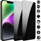 2 Pack Privacy Tempered Glass ScreenProtector For iPhone 16 15 14 13 12 11ProMax