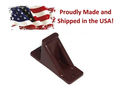 JSP MANUFACTURING® Brown Plastic Mini Roof Snow Ice Guard -1 PK | Prevent Sliding Snow Stop Buildup