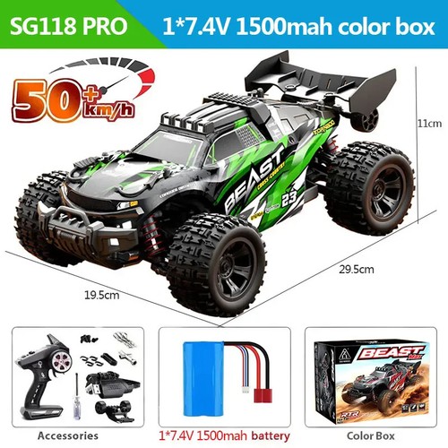 1:18 4WD Offroad-Monstertruck Hochgeschwindigkeits-RC-Auto mit 50 km/h - Bild 7 von 26