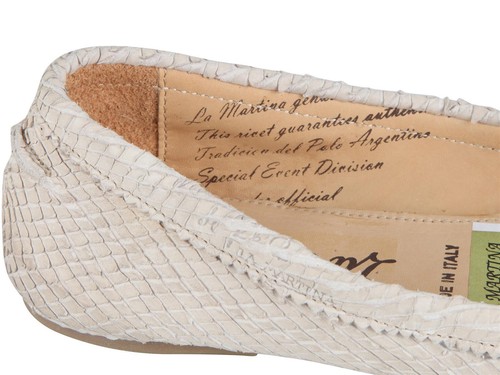 La Martina Polo Damen Python Schlangen Leder Schuhe Ballerinas EU 37 UK 4 US 6 - Bild 7 von 8