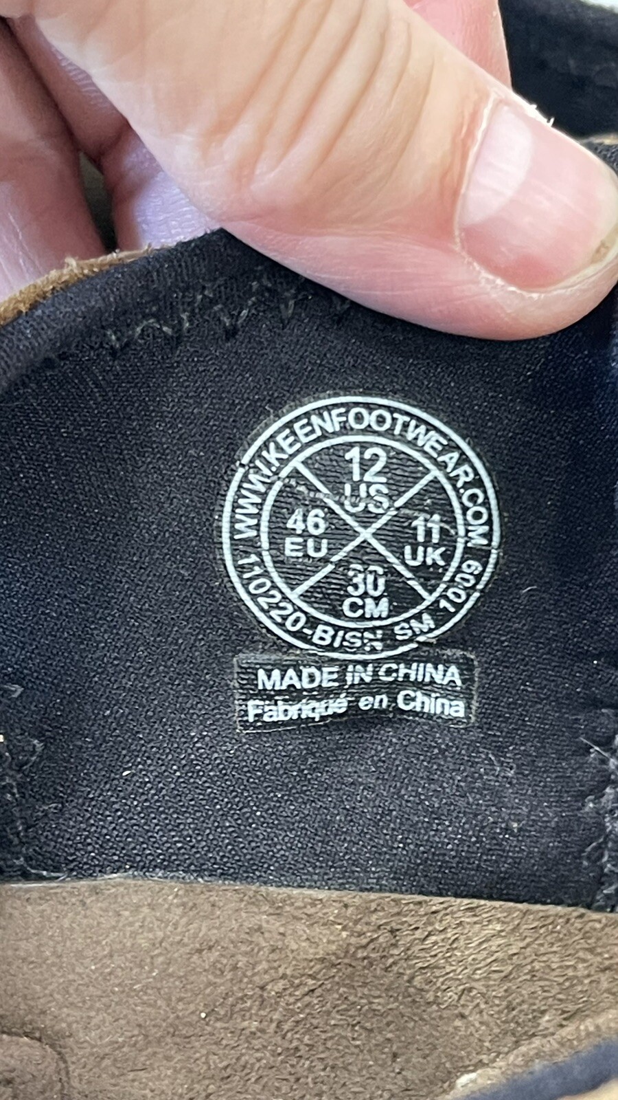 Sandali sportivi da uomo Keen in pelle taglia 12