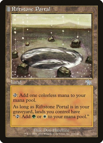 MTG 1X RIFTSTONE PORTAL JUDGMENT NEAR MINT/MINT