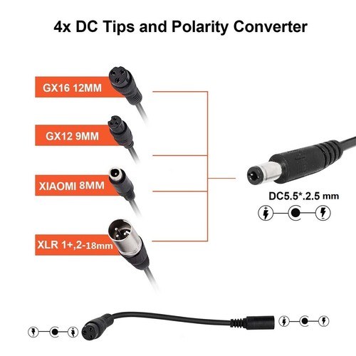 5 IN 1 Li-ion Battery Charger 29.4V 42V 54.6V 48V 2/5A for E Bike Scooter Power - Picture 6 of 17