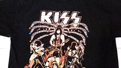 Kiss Tour 2014 Black Concert T-Shirt Size 2XL | eBay