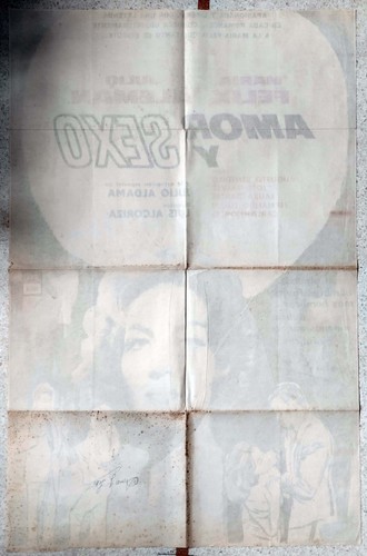 MARIA FELIX "AMOR Y SEXO" Argentine Original Movie Poster 1964 - Picture 2 of 2