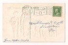 ANTIQUE EMBOSSED EASTER Postcard CHILDREN EGG LAMBS, GERMAN 1908 — photo 2
