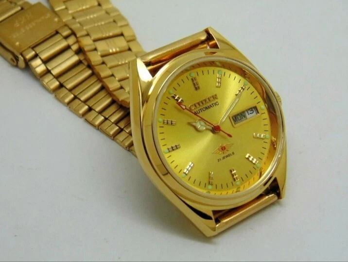 Reloj citizen 21 jewels dorado sales