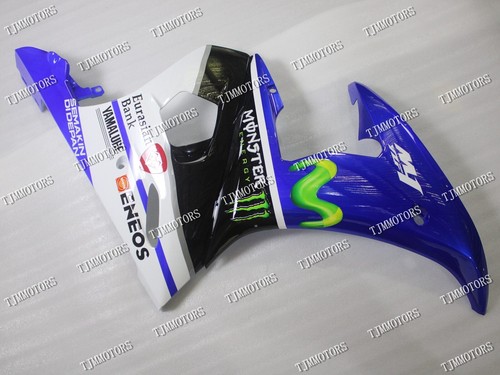 Fit for 03-04 YZF R6 Blue Movistar ABS Injection Bodywork Fairing Panel Kit - Picture 3 of 8