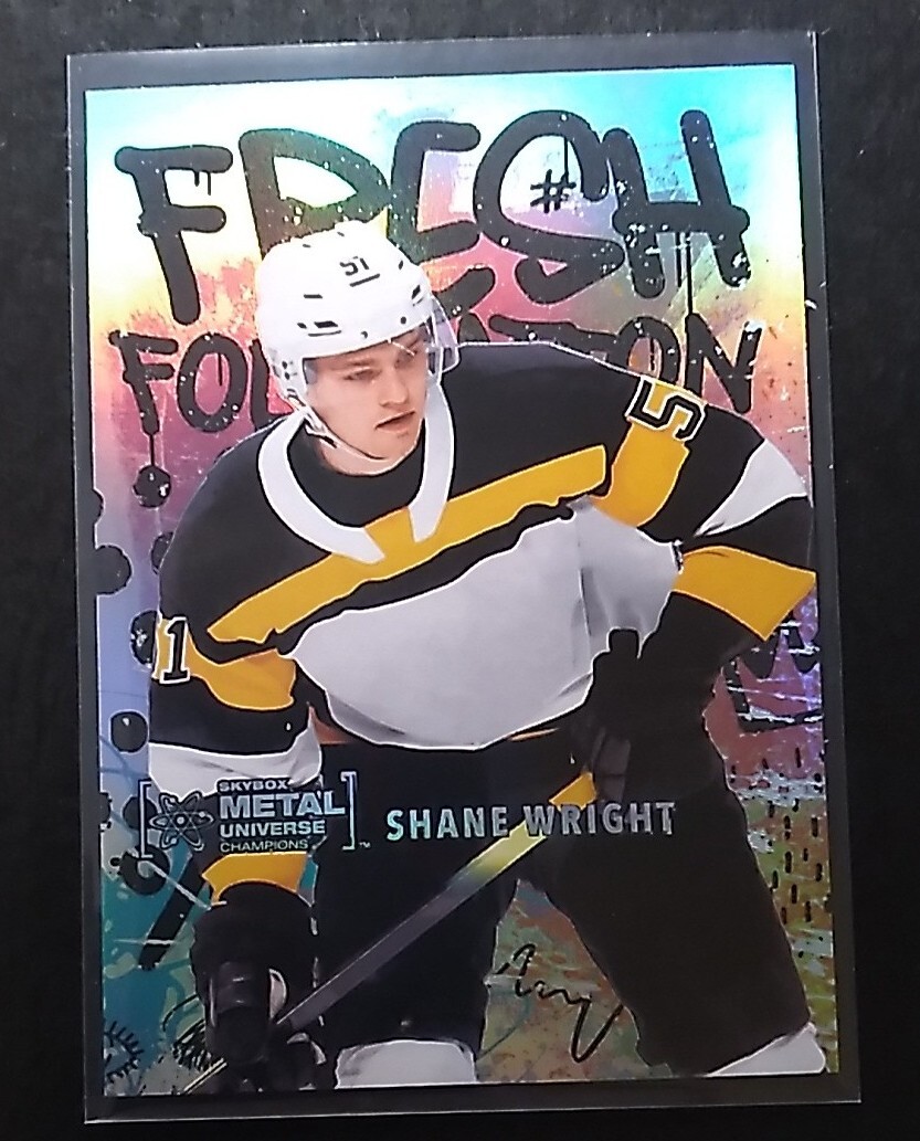 2021 Skybox Metal Universe Champions Fresh Foundation Spectrum Shane Wright FF16