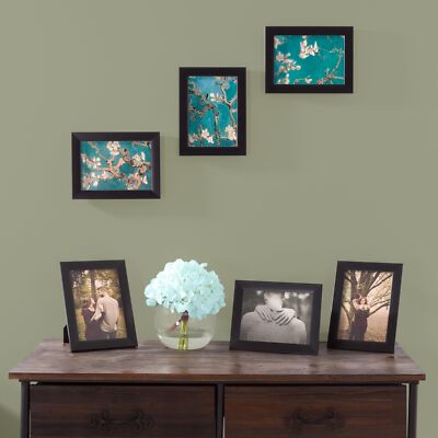 Set Of 6 Picture Frames 5x7 Photo Frame Set With Stand And Hooks For Gallery Wal